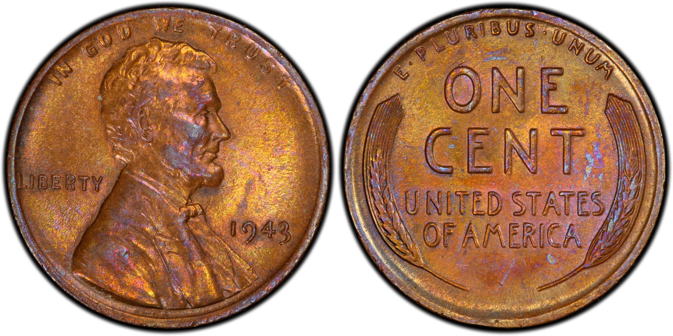 centavo de cobre de 1943