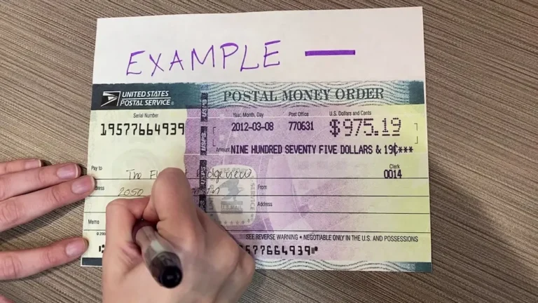 ¿Cómo llenar un Money Order para pagar la renta (IRS)?